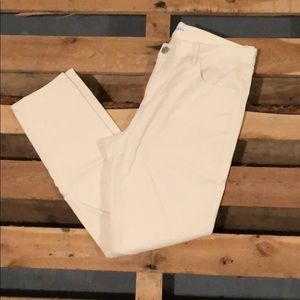NWOT Cream colored loft corduroy